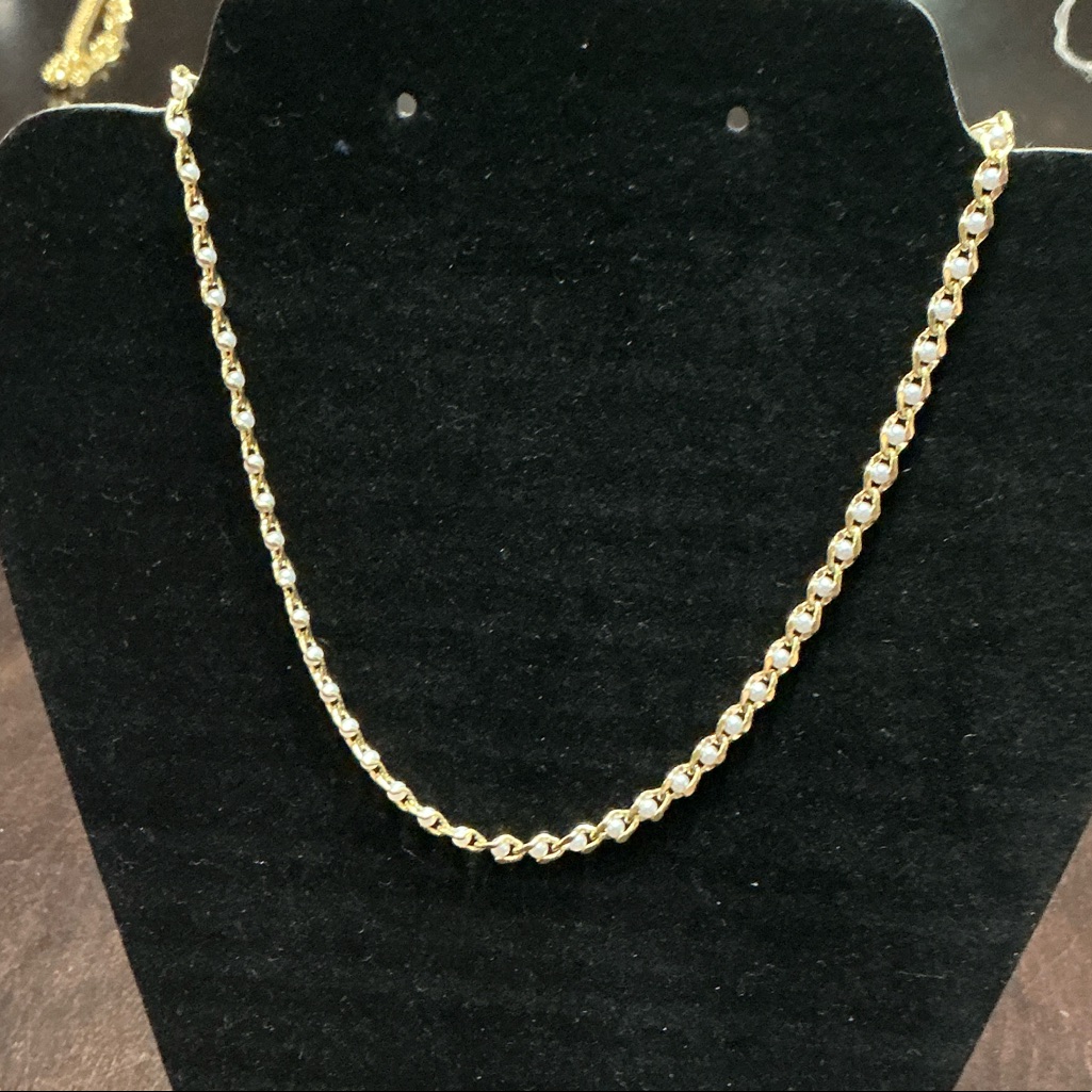 Classic Gold-Tone Necklace By Bb Lila